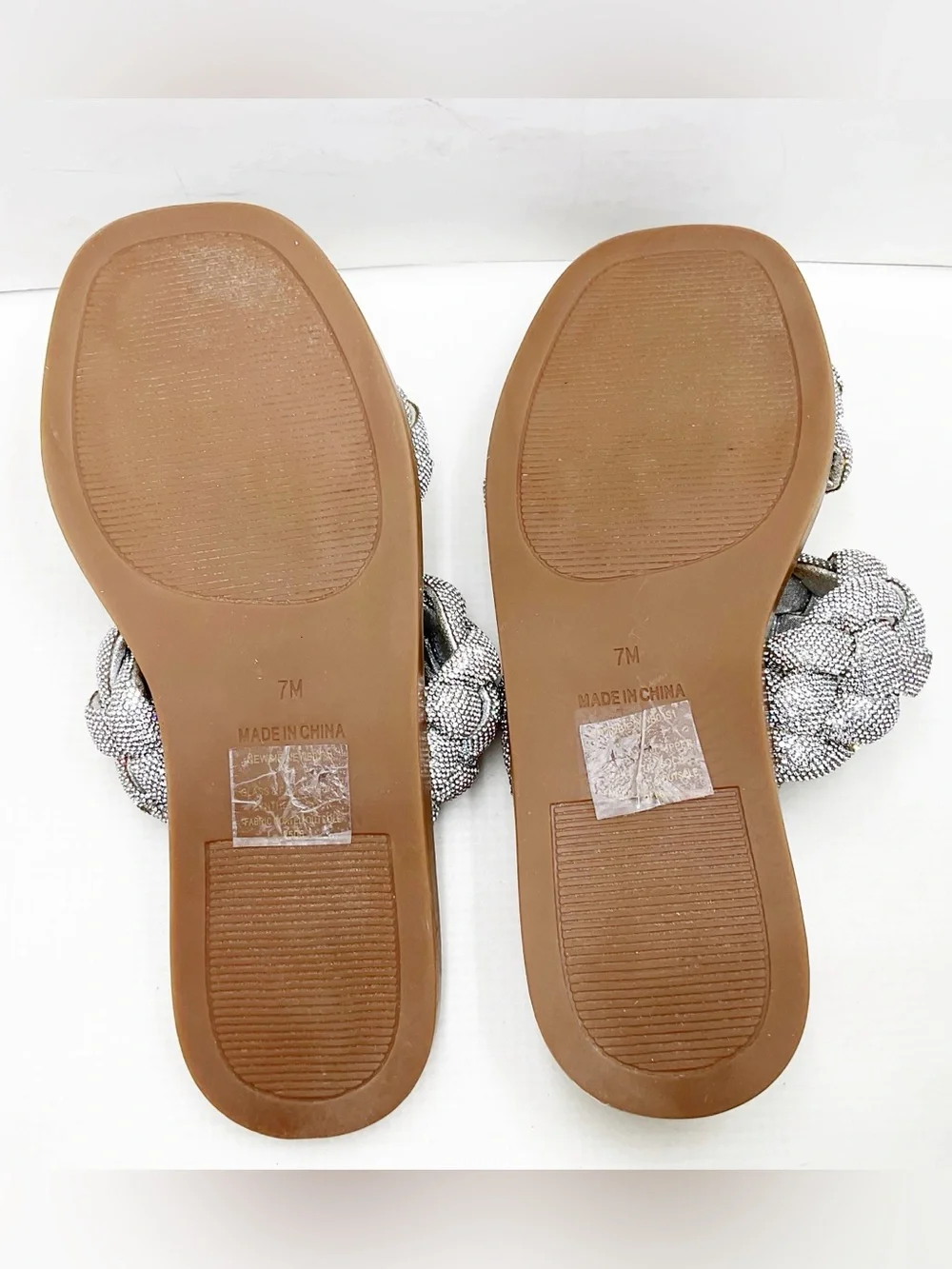 {Steve Madden} Newbie Rhinestone Embellished Sandals